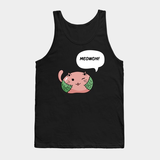 Meowchi Tank Top by Random Prints